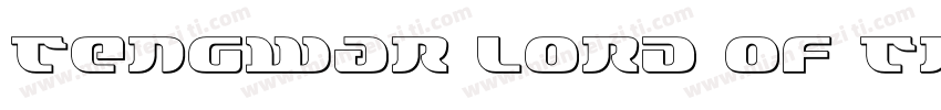 Tengwar lord of the字体转换